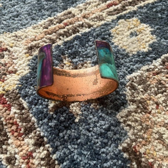 COPY - Copper Patina Cuff Bracelet - Picture 3 of 3